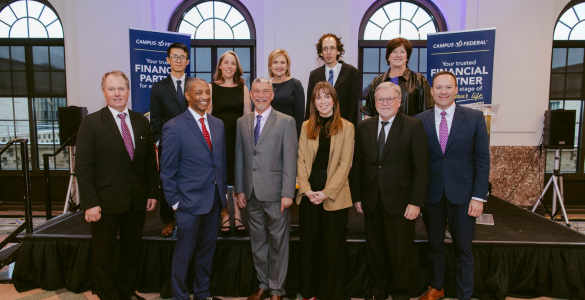 group photo of honorees and leadership at Rainmakers event