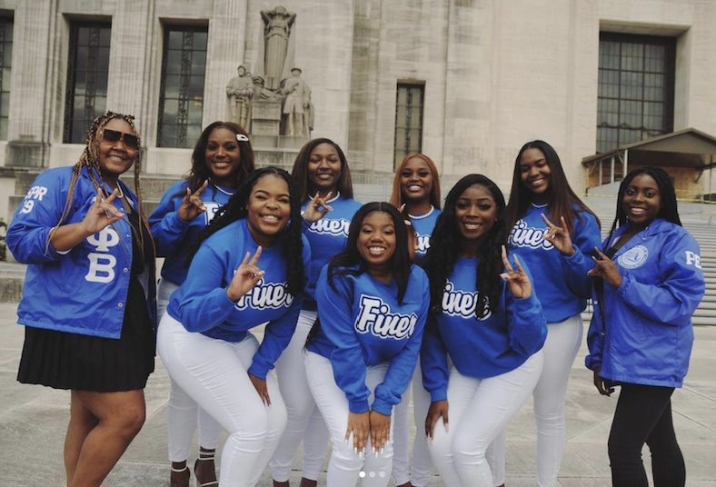 zeta phi beta members at capitol building