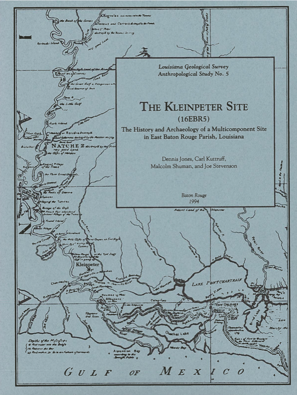 The Kleinpeter Site (16EBR5): The History and Archaeology of a Multicomponent Site in East Baton Rouge Parish, Louisiana