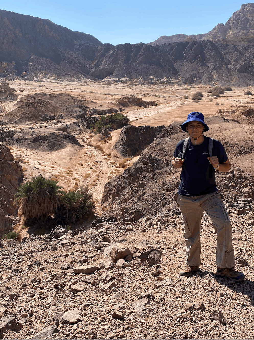 Mohamed in the desert